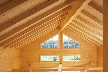 tejado estructura de madera